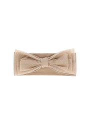 Angel's Face Tiff Sparkle Tulle Baby Headband Sand