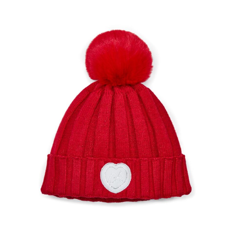 A’dee Muts met pompon - rood