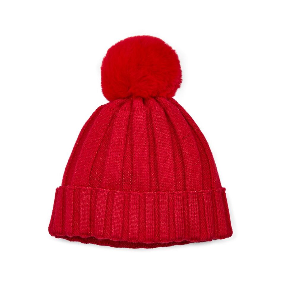 A’dee Muts met pompon - rood