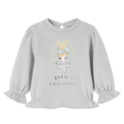 Newness Bébé pull à manches ballon Gris