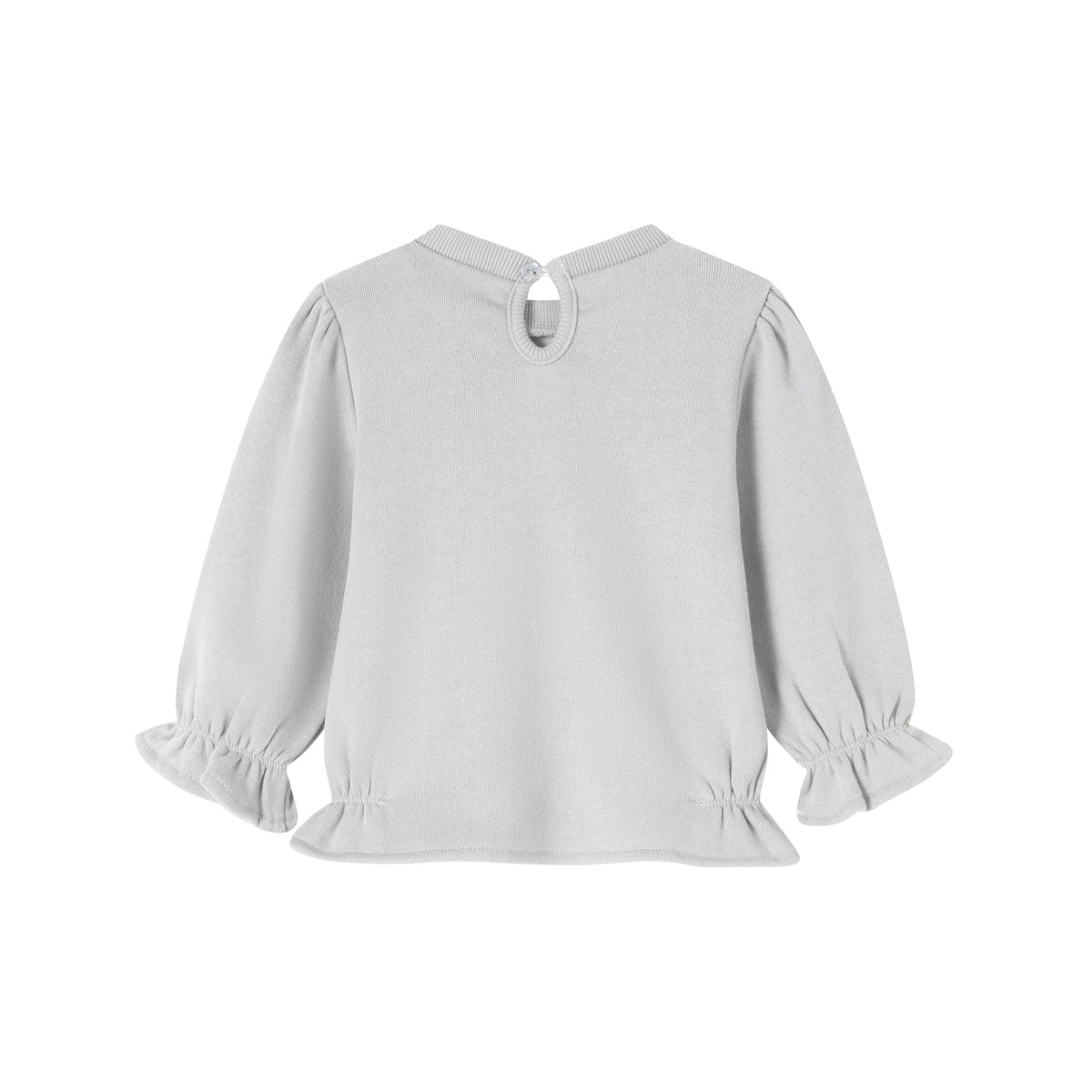 Newness Baby sweater met ballonmouwen Grijs