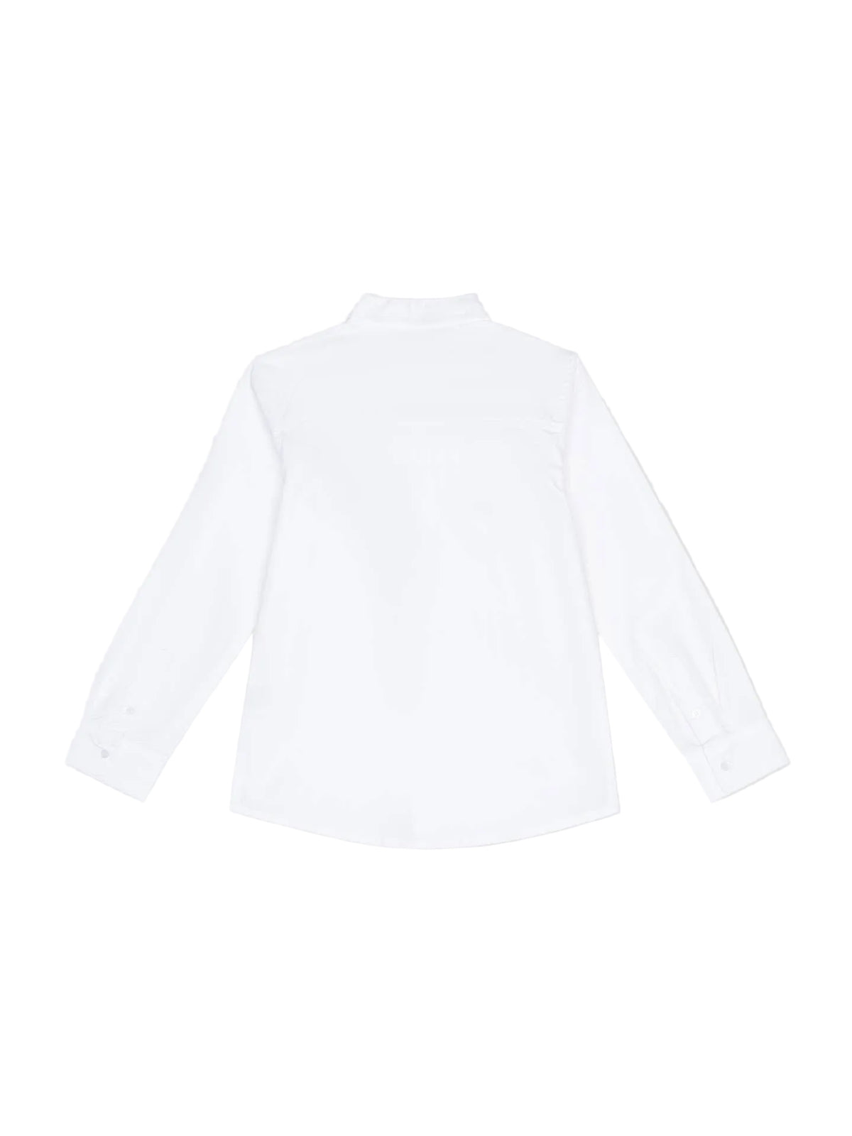 Chemise garçon en coton blanc