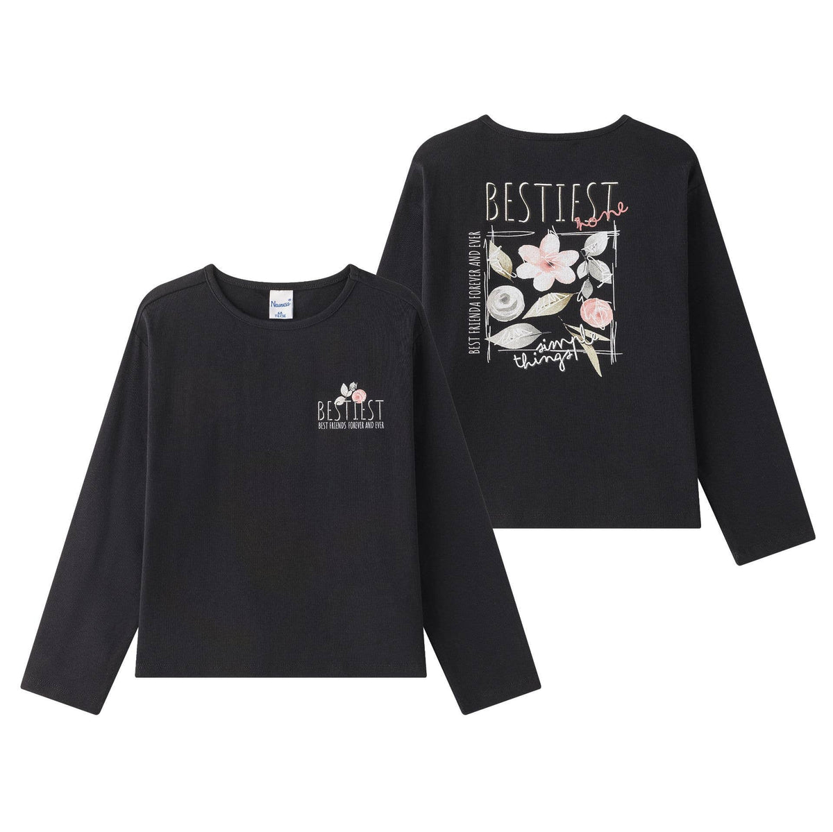 Newness Meisjes longsleeve met verlaagde schouders