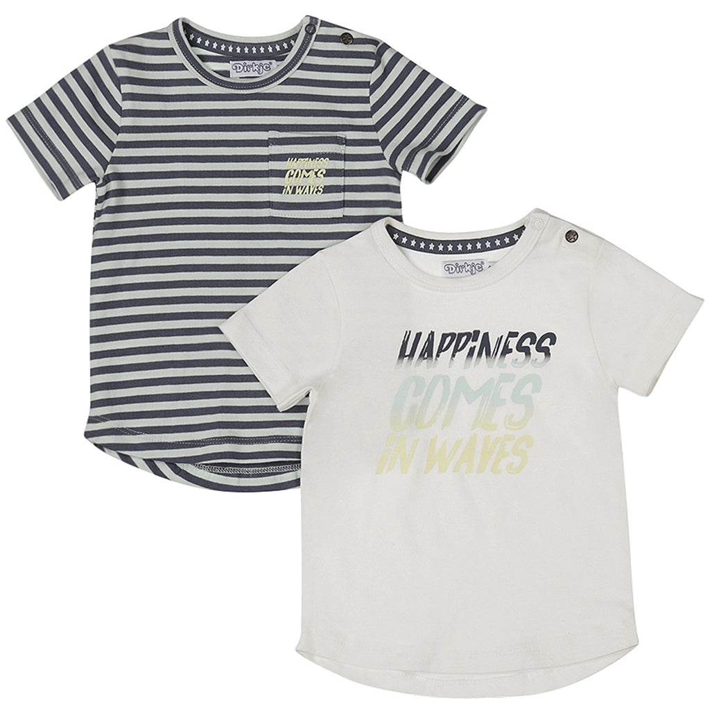 Dirkje 2-pack baby jongens t-shirt