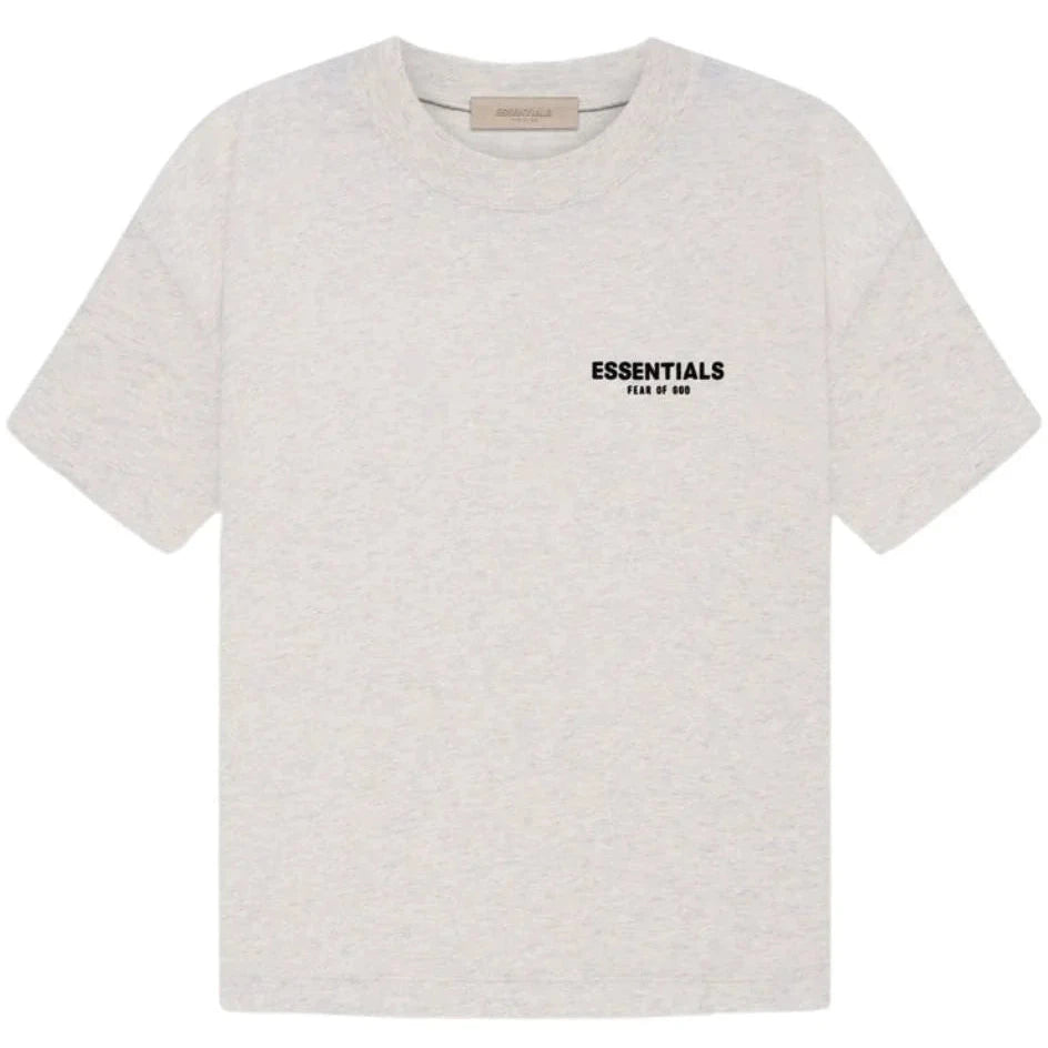 Essentials fear of god t-shirt kids light oatmeal